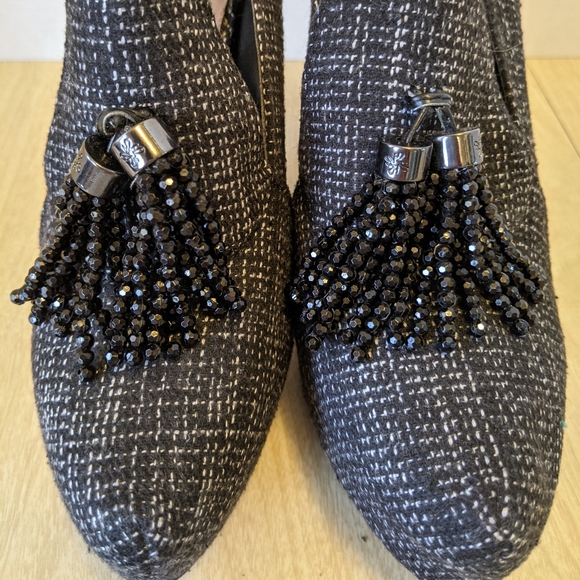 Simply Vera Wang Svsarah Tweed Beaded Heels 8.5 - Picture 6 of 10